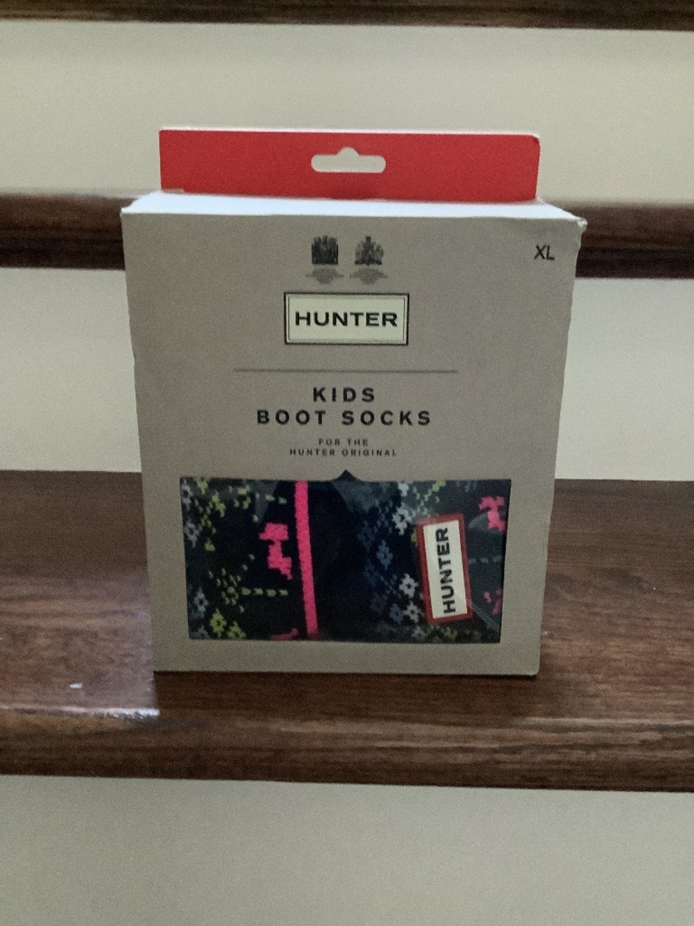 Hunter Kids Boot Socks, Size XL, Arcade Pattern, New in Box